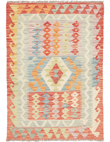 Rug Kilim Afghanistan 85x122 Terracotta Pastel
