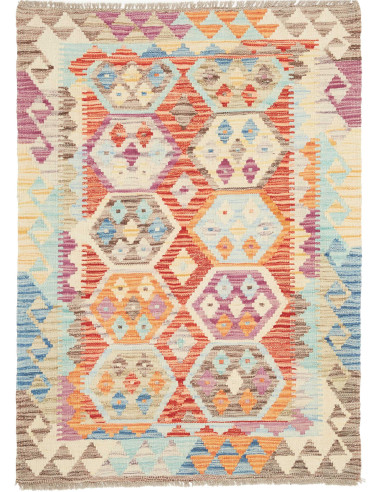 Rug Kilim Afghanistan 86x120 Terracotta Orange
