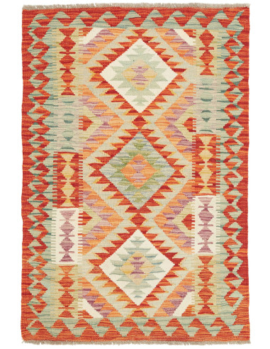 Rug Kilim Afghanistan 78x116 Terracotta Orange