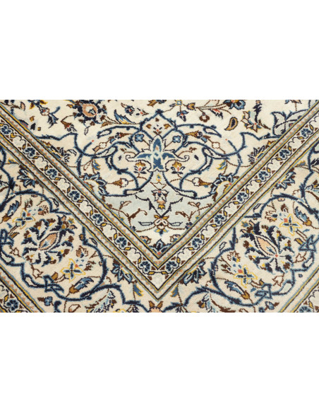Tappeto Kashan Persia bianco grigio 193x308