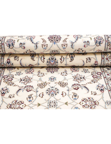 Nain 9la 90x332 Cm Nain 9la, Persia, Hand-carded Wool And