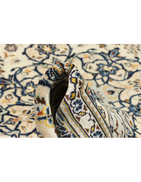 Rug Kashan Persia white grey 193x308