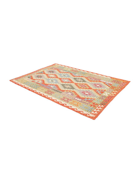 Tappeto Kilim Afghanistan 153x217 Arancione Ter