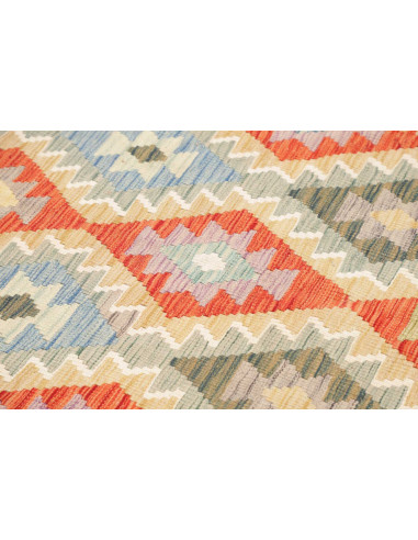 Tappeto Kilim Afghanistan 153x217 Arancione Ter