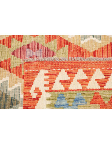 Tappeto Kilim Afghanistan 153x217 Arancione Ter