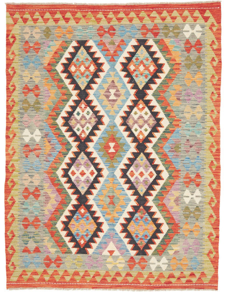 Rug Kilim Afghanistan 149x197 Multicolor Light