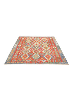Tappeto Kilim Afghanistan 154x201 Terracotta Bl 2