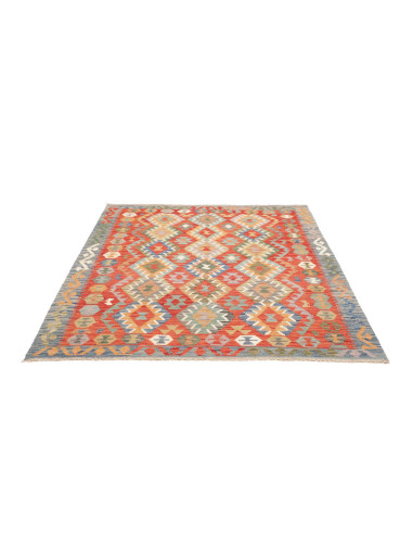 Rug Kilim Afghanistan 154x201 Terracotta Blue G