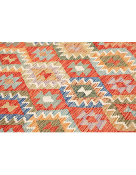Rug Kilim Afghanistan 154x201 Terracotta Blue G