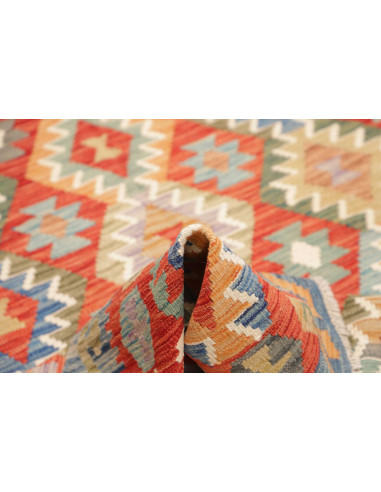 Rug Kilim Afghanistan 154x201 Terracotta Blue G