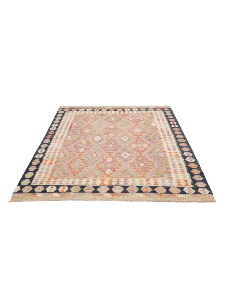 Rug Kilim Afghanistan 158x198 Beige Orange Lave