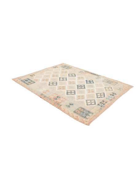Rug Kilim Afghanistan 152x199 Beige Blue Coral