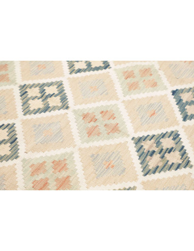 Rug Kilim Afghanistan 152x199 Beige Blue Coral