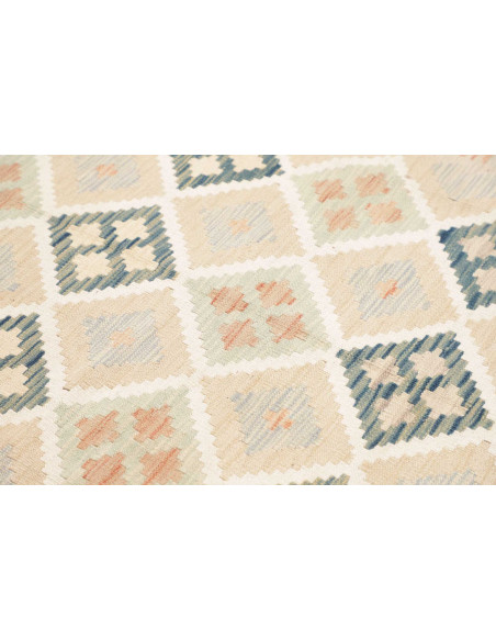 Rug Kilim Afghanistan 152x199 Beige Blue Coral