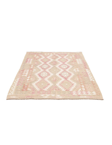 Rug Kilim Afghanistan 146x196 Beige Pink Cream