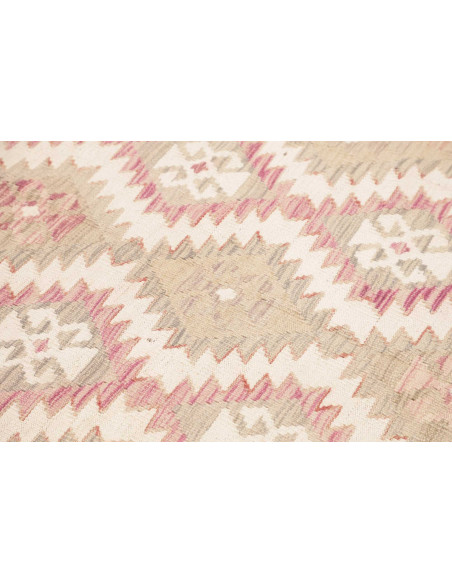 Rug Kilim Afghanistan 146x196 Beige Pink Cream