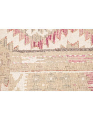 Rug Kilim Afghanistan 146x196 Beige Pink Cream