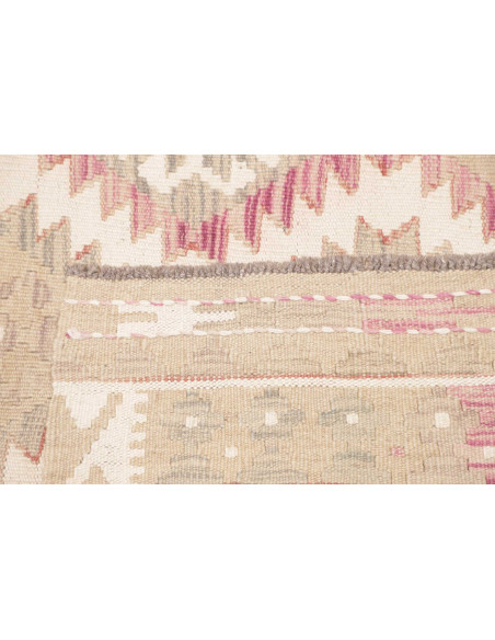 Rug Kilim Afghanistan 146x196 Beige Pink Cream