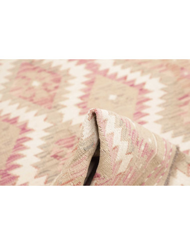Rug Kilim Afghanistan 146x196 Beige Pink Cream