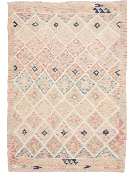 Rug Kilim Afghanistan 150x210 Rosy Beige Muted