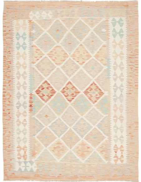 Rug Kilim Afghanistan 154x200 Light Peach Cream