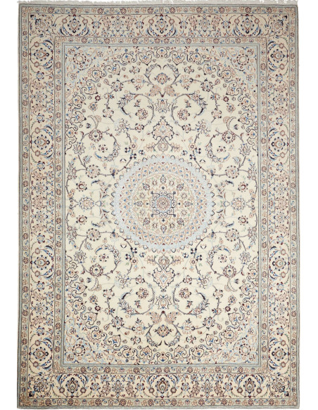 Nain 9la 204x298 Cm Nain 9la, Persia, Hand-carded Wool And