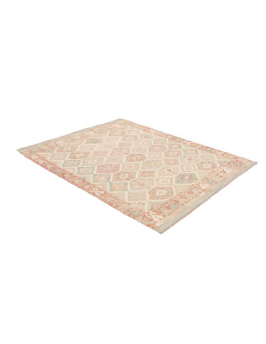 Rug Kilim Afghanistan 150x190 Beige Pink Dusty