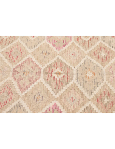 Rug Kilim Afghanistan 150x190 Beige Pink Dusty