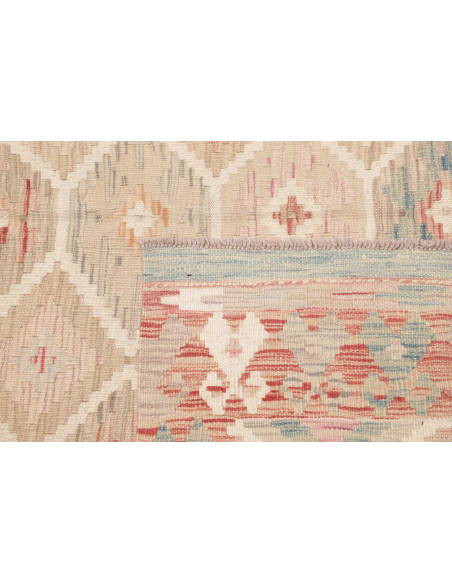 Rug Kilim Afghanistan 150x190 Beige Pink Dusty
