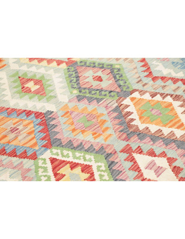Rug Kilim Afghanistan 161x195 Aquamarine Red Or