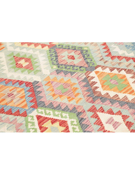 Rug Kilim Afghanistan 161x195 Aquamarine Red Or