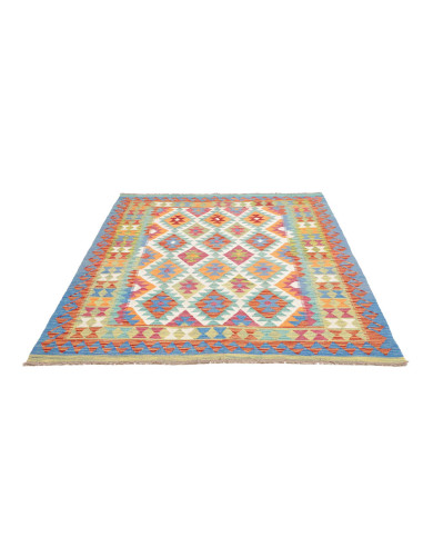 Rug Kilim Afghanistan 152x196 Sky Blue Orange R