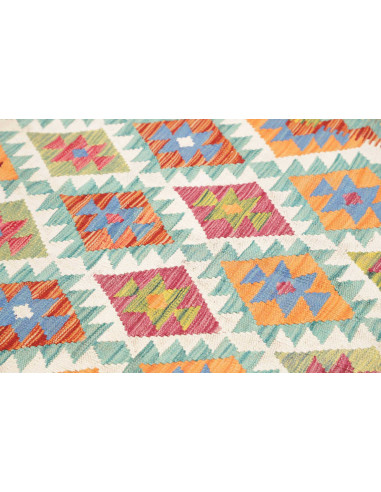 Rug Kilim Afghanistan 152x196 Sky Blue Orange R