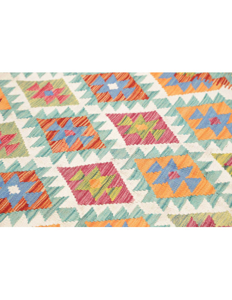 Rug Kilim Afghanistan 152x196 Sky Blue Orange R