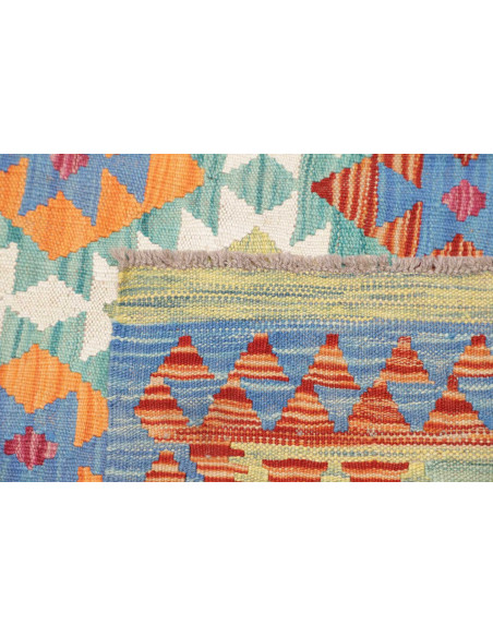 Rug Kilim Afghanistan 152x196 Sky Blue Orange R
