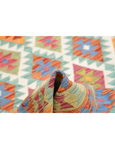Rug Kilim Afghanistan 152x196 Sky Blue Orange R