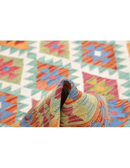 Rug Kilim Afghanistan 152x196 Sky Blue Orange R