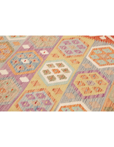 Rug Kilim Afghanistan 200x303 Red Orange Terrac