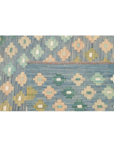 Rug Kilim Afghanistan 207x294 Light Blue Turquo