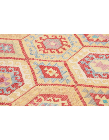 Rug Kilim Afghanistan 155x193 Creamy Yellow Ter