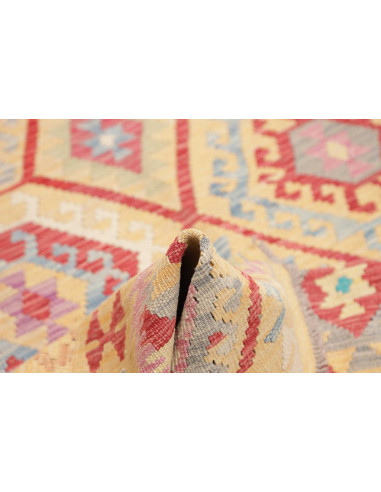 Rug Kilim Afghanistan 155x193 Creamy Yellow Ter
