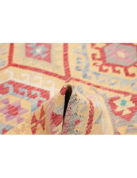 Rug Kilim Afghanistan 155x193 Creamy Yellow Ter