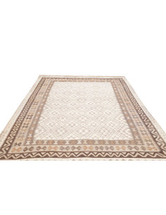 Rug Kilim Afghanistan 205x302 Ivory Beige Dark 2