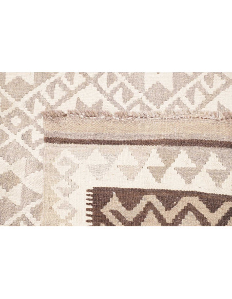 Rug Kilim Afghanistan 205x302 Ivory Beige Dark