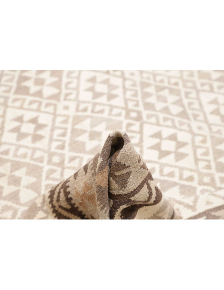 Rug Kilim Afghanistan 205x302 Ivory Beige Dark