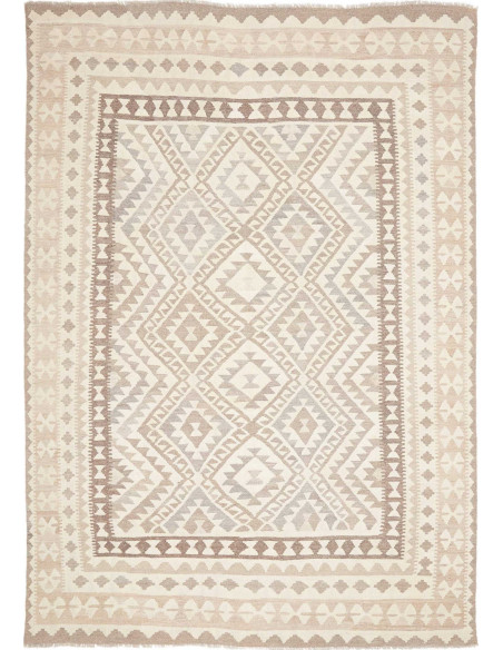 Rug Kilim Afghanistan 201x291 Cream Beige Light