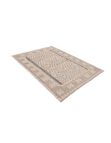 Rug Kilim Afghanistan 152x201 Cream Grey Taupe