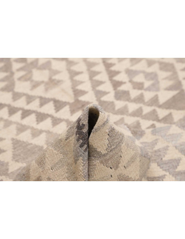 Rug Kilim Afghanistan 152x201 Cream Grey Taupe