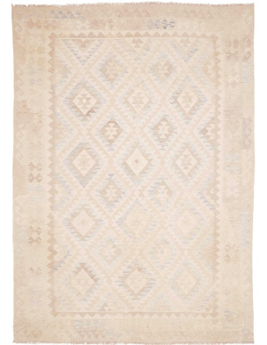 Rug Kilim Afghanistan 209x290 Beige Cream Ivory