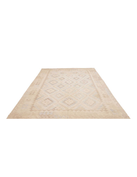 Rug Kilim Afghanistan 209x290 Beige Cream Ivory